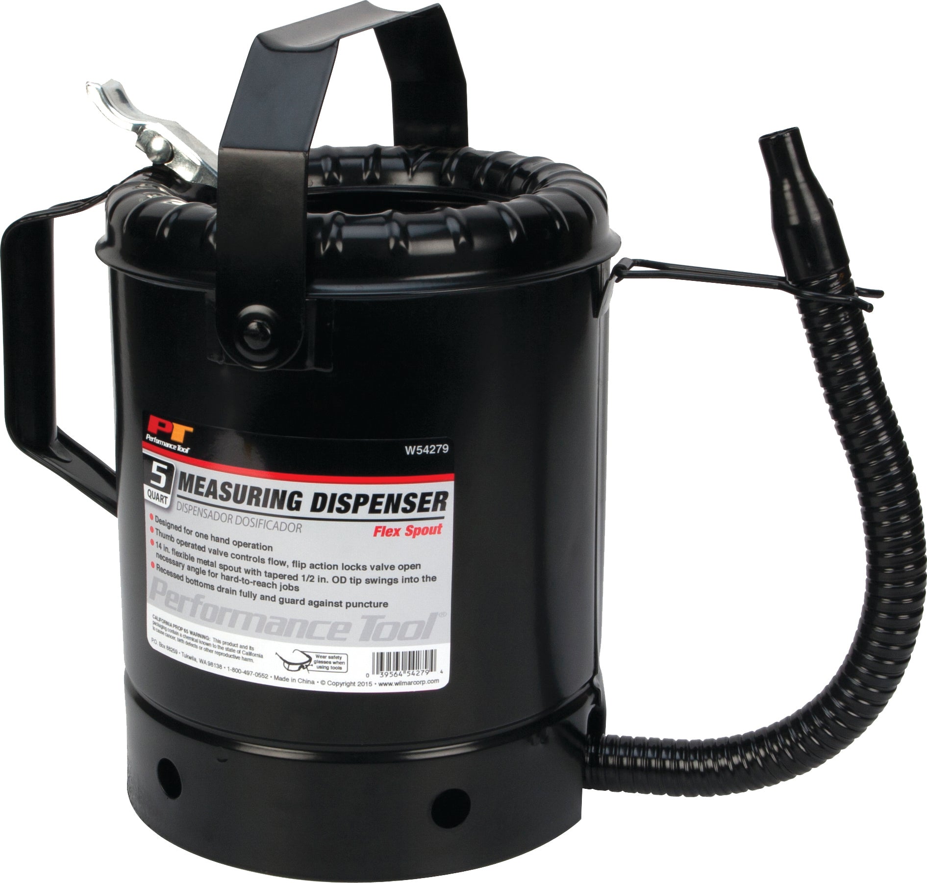Performance Tool 5qt Flex Spout Liq Dispensor - Watercraft Collection