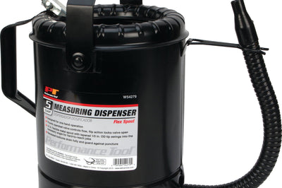 Performance Tool 5qt Flex Spout Liq Dispensor - Watercraft Collection