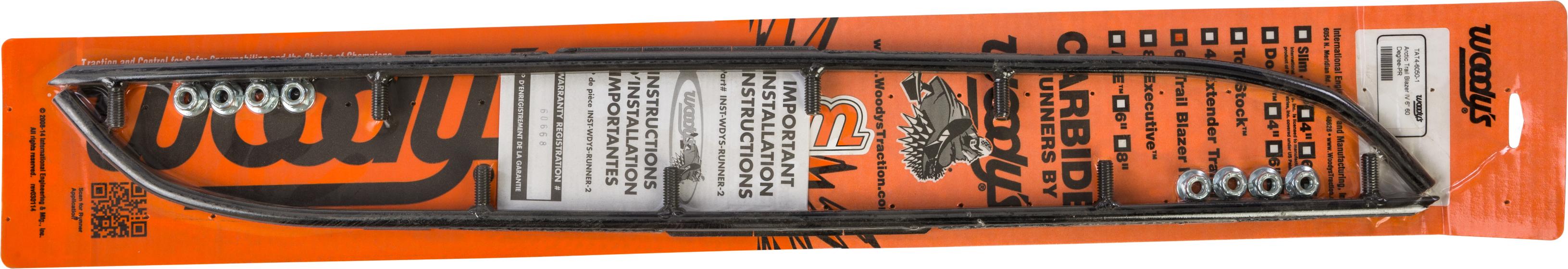 Woodys 6’’ Carbide Runners A/c - Snowmobile Collection