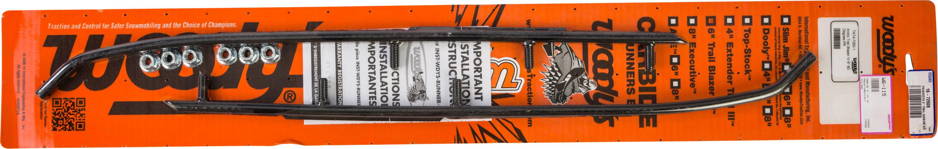 Woodys 6’’ Carbide Runners A/c - Snowmobile Collection