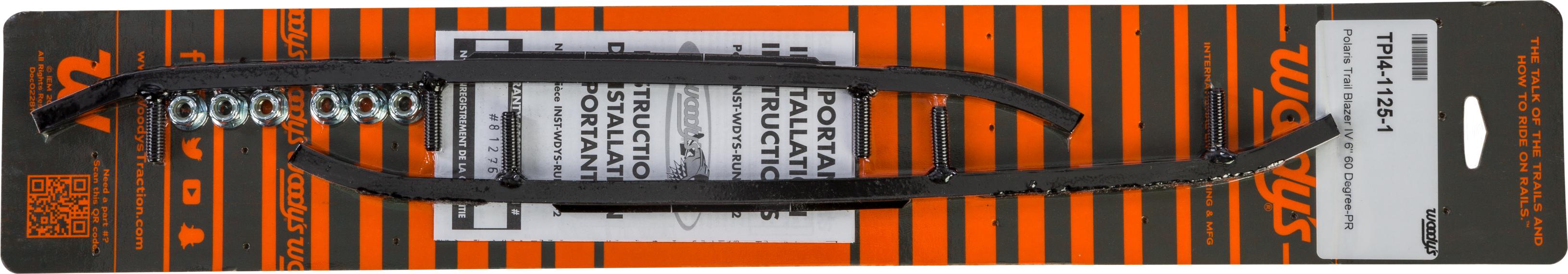 Woodys 6’’ Carbide Runners Pol - Snowmobile Collection