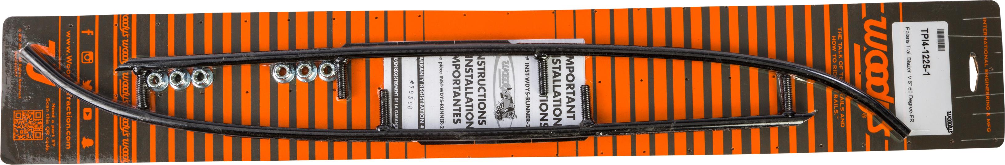 Woodys 6’’ Carbide Runners Pol - Snowmobile Collection