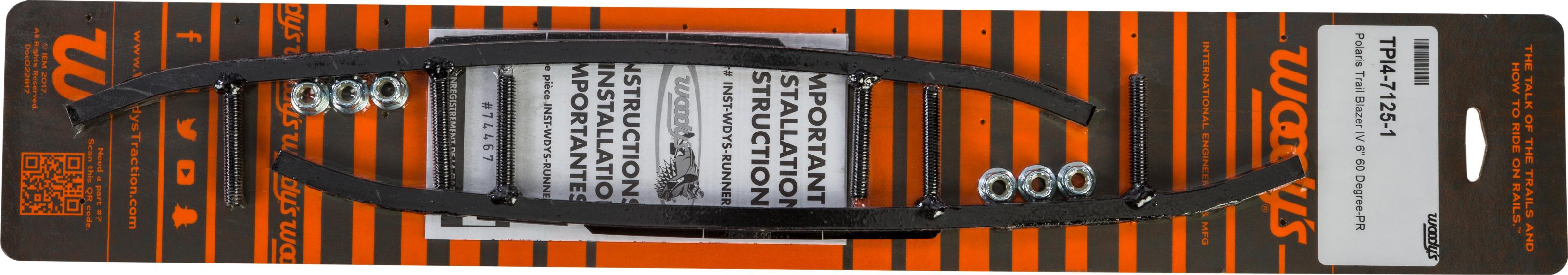 Woodys 6’’ Carbide Runners Pol - Snowmobile Collection