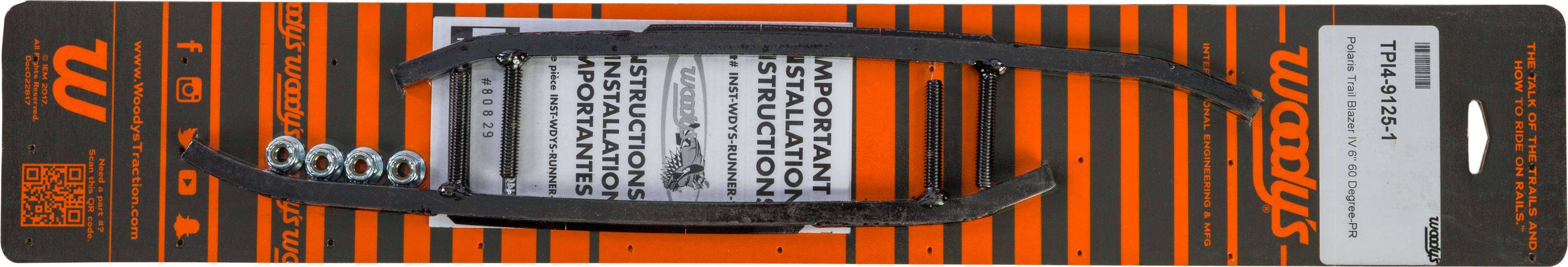 Woodys 6’’ Carbide Runners Pol - Snowmobile Collection