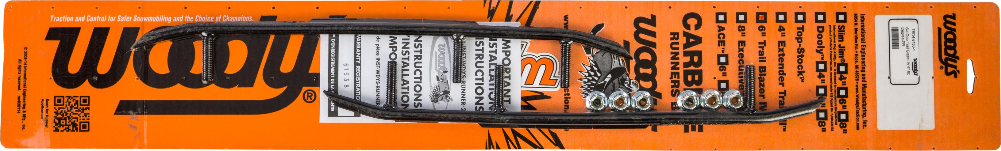 Woodys 6’’ Carbide Runners S-d - Snowmobile Collection