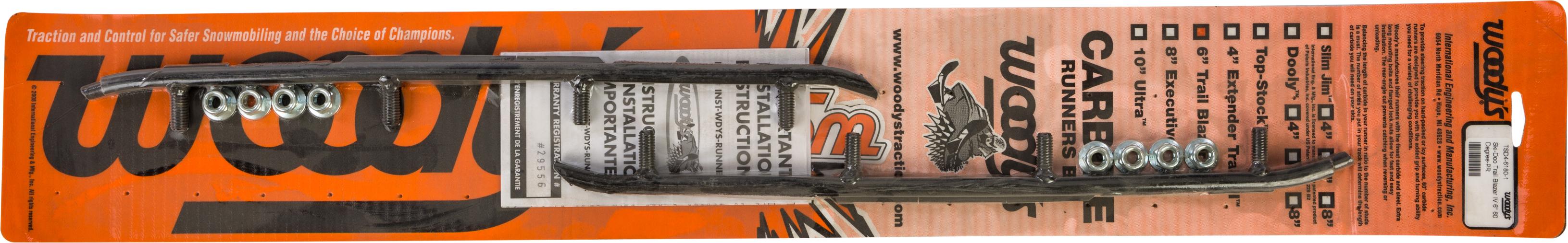 Woodys 6’’ Carbide Runners S-d - Snowmobile Collection