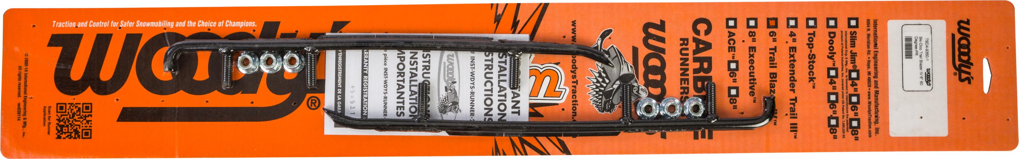 Woodys 6’’ Carbide Runners S-d - Snowmobile Collection