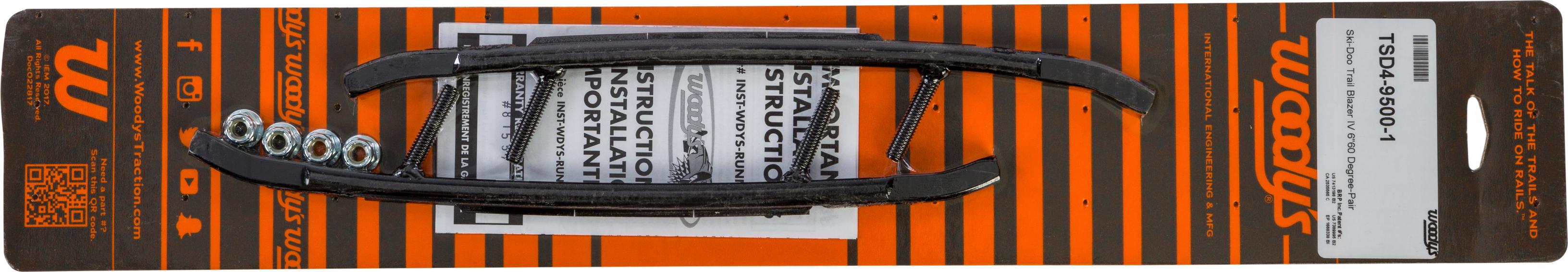 Woodys 6’’ Carbide Runners S-d - Snowmobile Collection