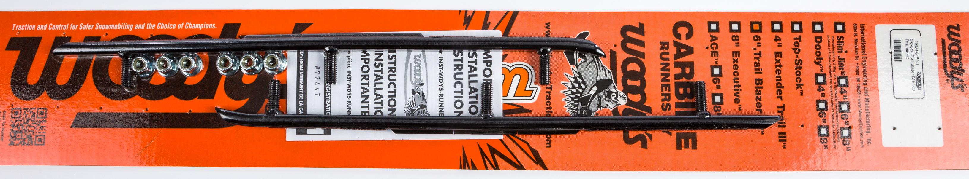 Woodys 6’’ Carbide Runners S-d - Snowmobile Collection