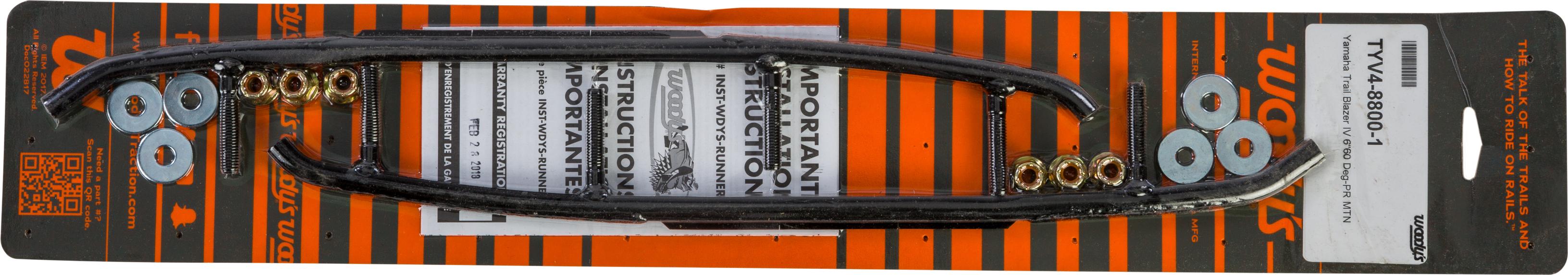 Woodys 6’’ Carbide Runners Yam - Snowmobile Collection