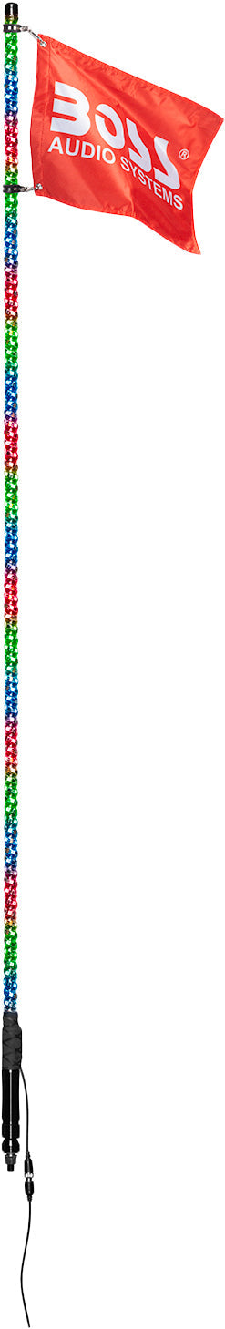 Boss Audio 6’ Led Whip W/ Blue Tooth - Atv Performance Products