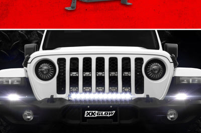 Xk Glow 6’’ Razor Light Bar Aux High Beam Without Harness - Atv Performance Products