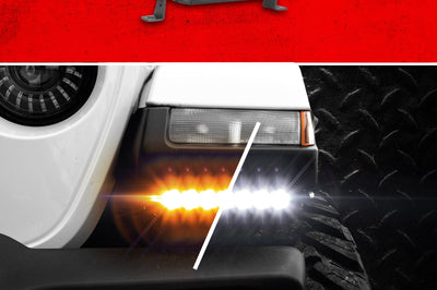 Xk Glow 6’’ Razor Light Bar Fog Strobe Combo Without Harness - Atv Performance Products