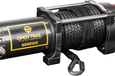 Open Trail 6000lb Wide Winch Synthetic Rope - Atv Performance Products