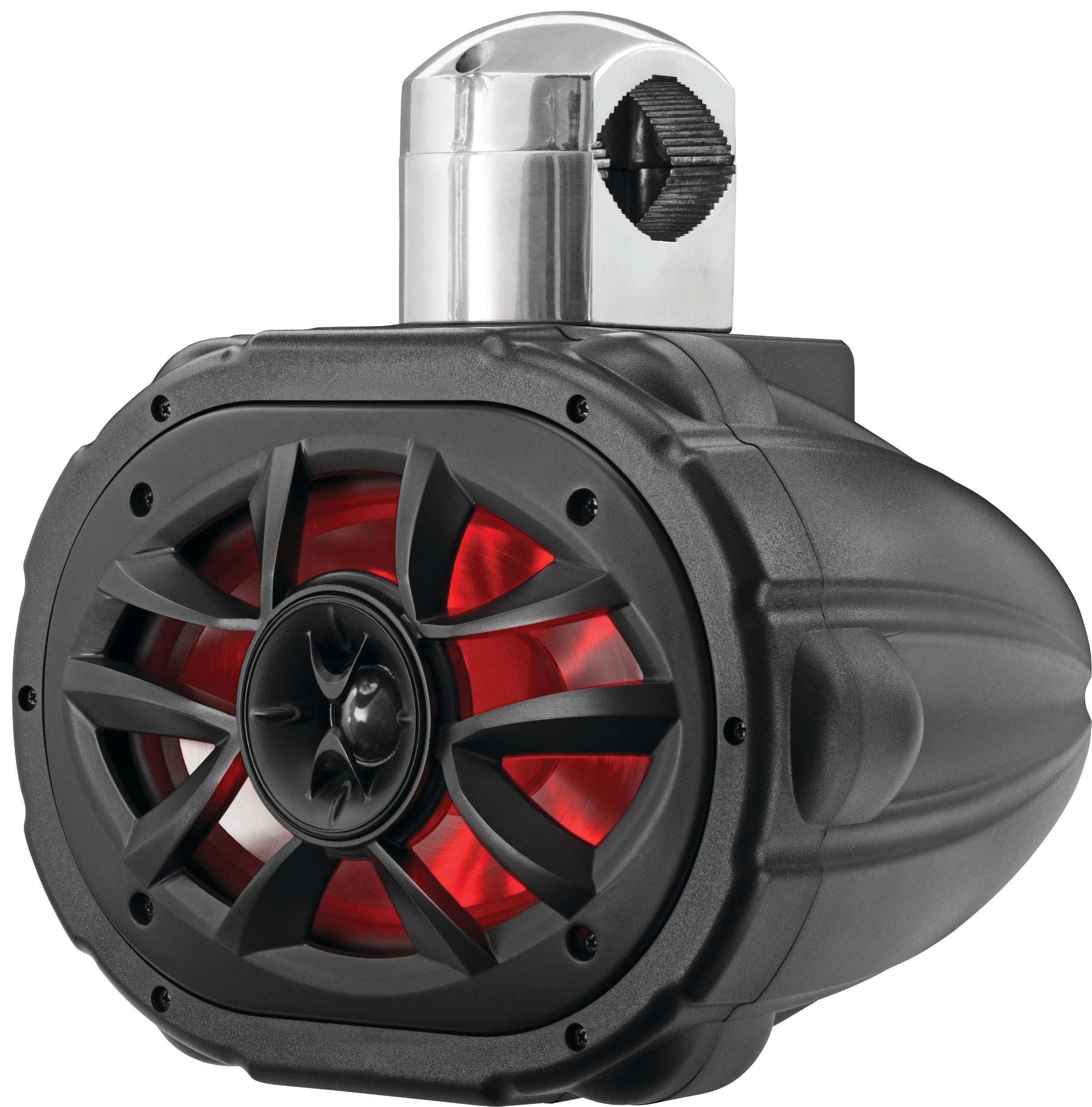 Boss Audio 600w 6’’x9’’ Rgb Speaker Led Black W/4-way Cage Mount 1pc - Atv Performance Products