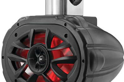 Boss Audio 600w 6’’x9’’ Rgb Speaker Led Black W/4-way Cage Mount 1pc - Atv Performance Products