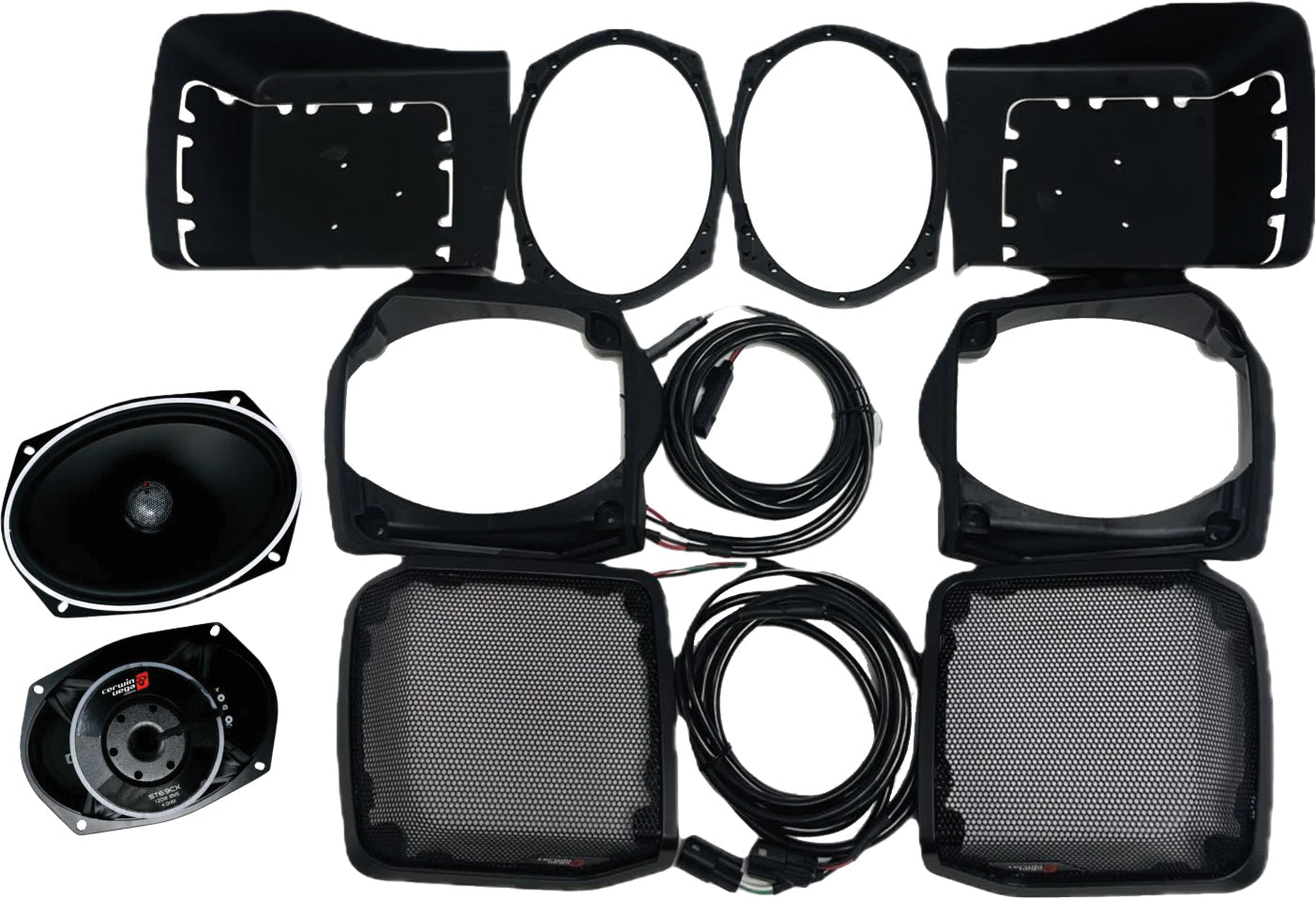 Cerwin Vega 6’’x9’’ Cut In Lid Kit W/ Ph694 1998-2013 Flh/t Bags