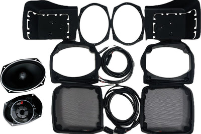 Cerwin Vega 6’’x9’’ Cut In Lid Kit W/ Ph694 1998-2013 Flh/t Bags