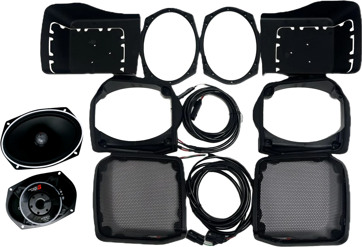 CERWIN VEGA 6’’X9’’ Cut In Lid Kit W/ Ph694 2014 2023 Flh/T Bags