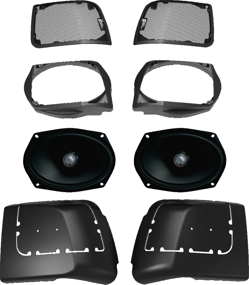 CERWIN VEGA 6’’X9’’ Cut In Lid Kit W/ St69cx 1998 2013 Flh/T Bags