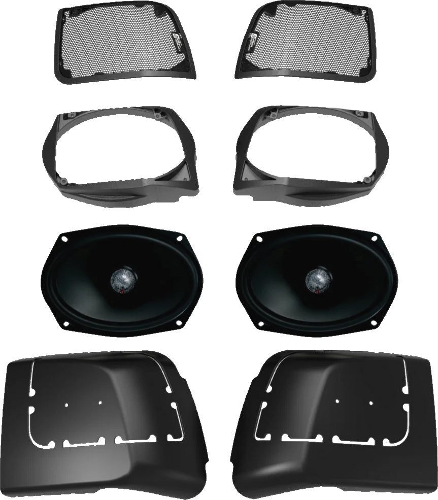 CERWIN VEGA 6’’X9’’ Cut In Lid Kit W/ St69cx 2014 2023 Flh/T Bags