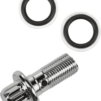 Harddrive 7/16 Banjo Bolt W/ Washers Chrome 12-pt Oe#41739-84 - Products