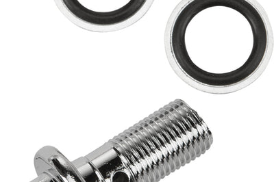 Harddrive 7/16 Banjo Bolt W/ Washers Chrome 12-pt Oe#41739-84 - Products