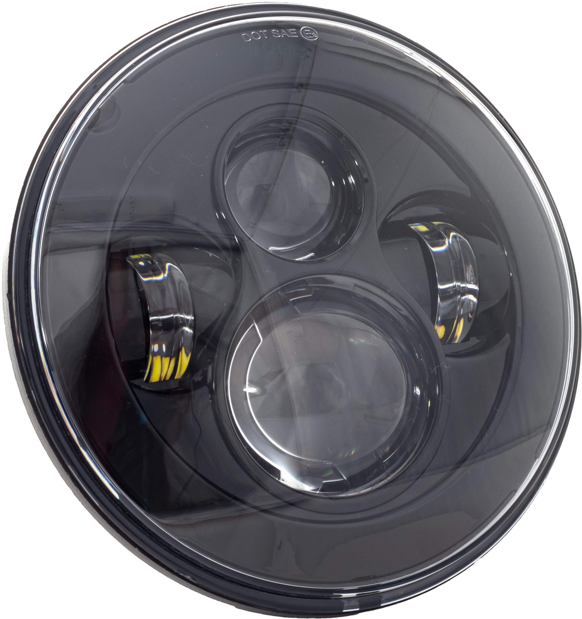 Letric Lighting Co 7’’ Headlight Black W/ Mnt Adapter - Harddrive Products