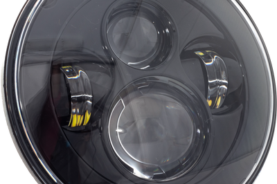 Letric Lighting Co 7’’ Headlight Black W/ Mnt Adapter - Harddrive Products