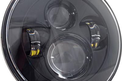 Letric Lighting Co 7’’ Led Buck Shot Headlight Blk Indian - Black - Harddrive Products