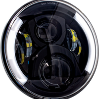 Letric Lighting Co 7’’ Led Deluxe Hdlght W Turns Black W/ Mnt Adapter - Harddrive Products