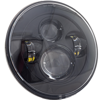 Letric Lighting Co 7’’ Led Hdlgt Pass Lamp Kit Blk W/ Mnt Adapter - Black - Harddrive Products