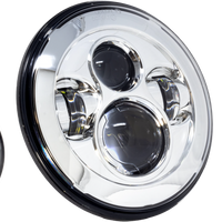 Letric Lighting Co 7’’ Led Hdlgt Pass Lamp Kit Chr W/ Mnt Adapter - Harddrive Products