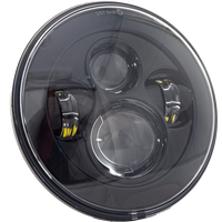Letric Lighting Co 7’’ Led Hdlgt W/ Pass Blk Halo Indian - Black - Harddrive Products