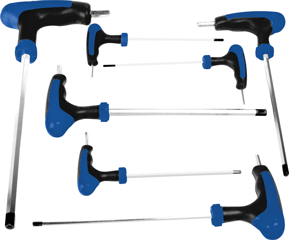 Performance Tool 7 Pc Met T-handle Set Hex - Watercraft Collection
