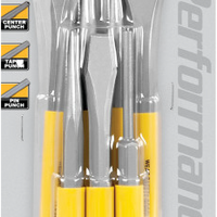 PERFORMANCE TOOL 7 Pc Punch / Chisel Set