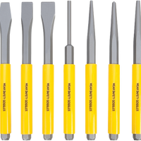 PERFORMANCE TOOL 7 Pc Punch / Chisel Set