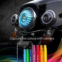 Xk Glow 7’’ Xkchrome Rgb Headlight - Harddrive Products