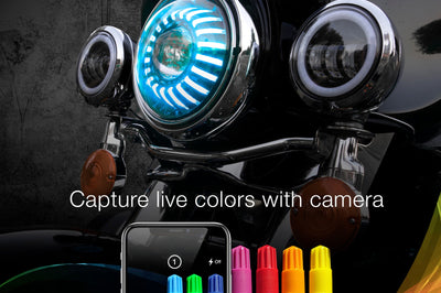 Xk Glow 7’’ Xkchrome Rgb Headlight - Harddrive Products