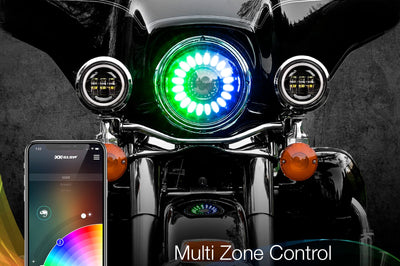 Xk Glow 7’’ Xkchrome Rgb Headlight - Harddrive Products