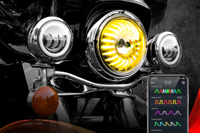 Xk Glow 7’’ Xkchrome Rgb Headlight - Harddrive Products