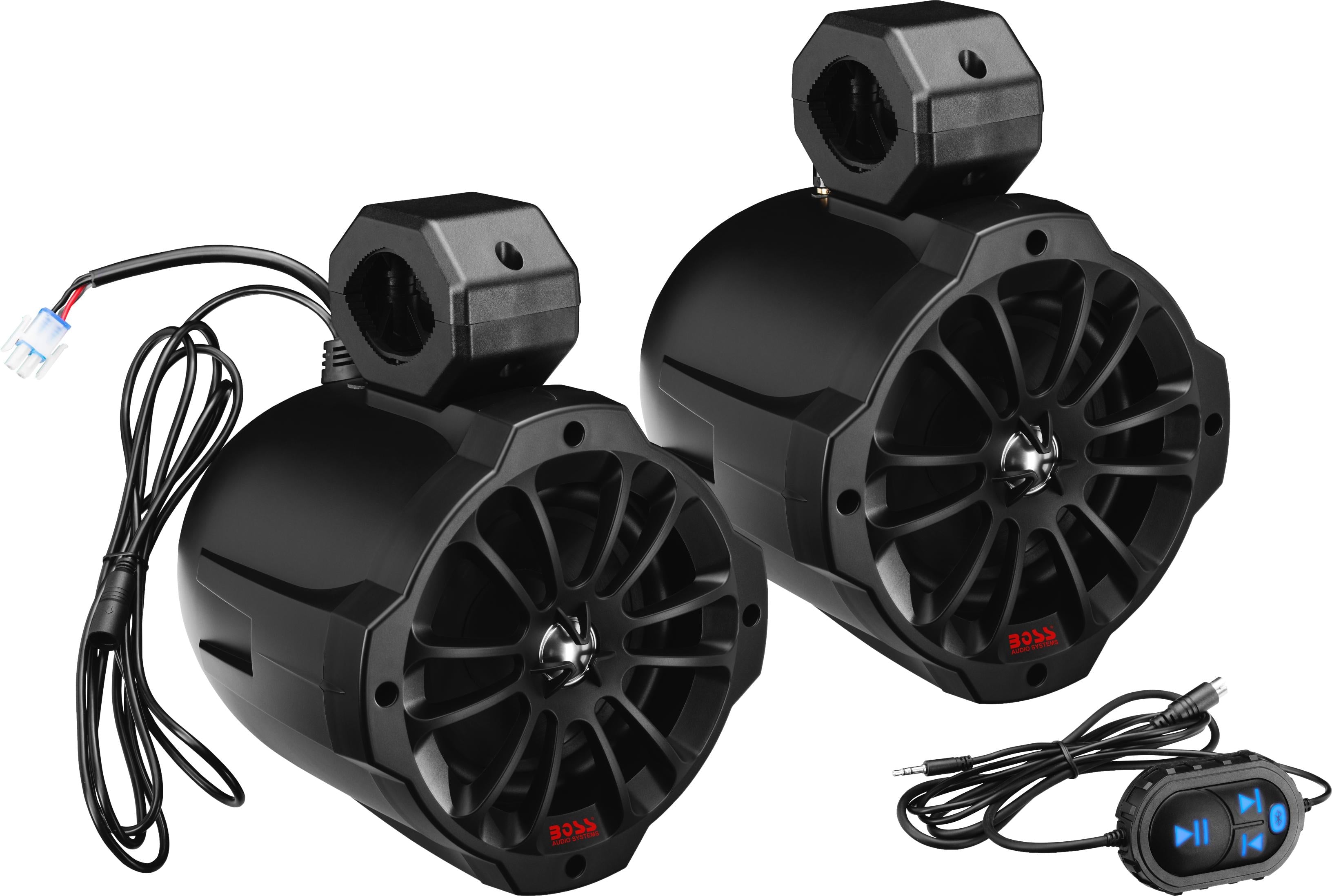 Boss Audio 750w 6.5’’ Amplified Bluetooth Speaker 1pr 2-way Cage Mount - Atv Performance Products