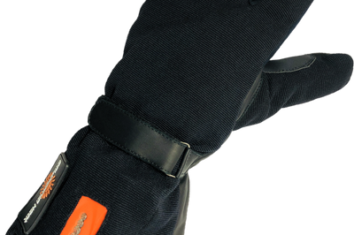 California Heat 7v Activflexx Gloves Black Xs - 2X-Large - Apparel Collection