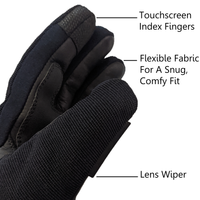 California Heat 7v Activflexx Gloves Black Xs - 2X-Large - Apparel Collection