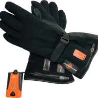 California Heat 7v Activflexx Gloves Black Xs - 2X-Large - Apparel Collection