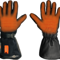 California Heat 7v Activflexx Gloves Black Xs - 2X-Large - Apparel Collection