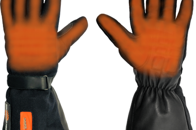 California Heat 7v Activflexx Gloves Black Xs - Apparel Collection