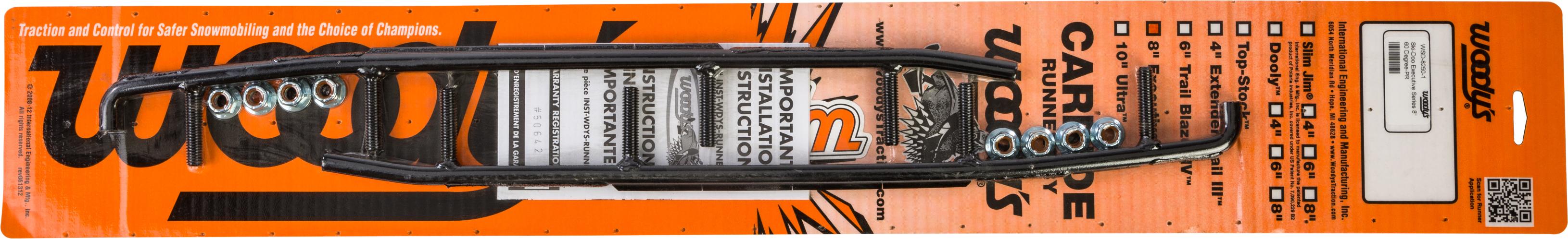 Woodys 8’’ Carbide Runners S-d - Snowmobile Collection