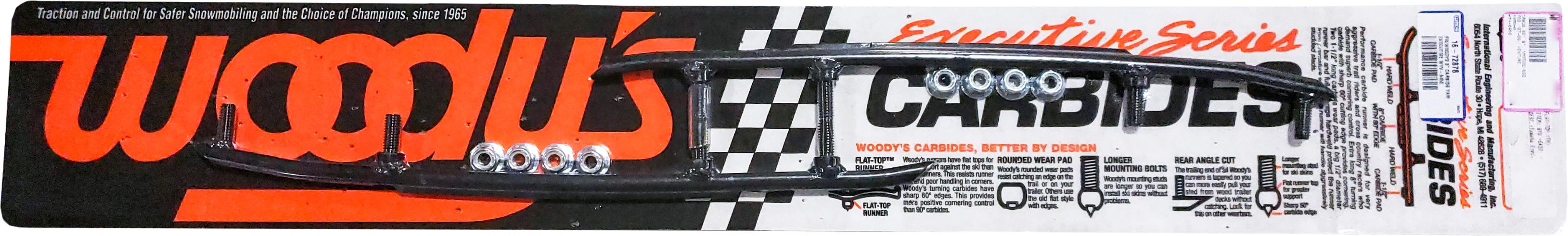Woodys 8’’ Carbide Runners Yam - Snowmobile Collection
