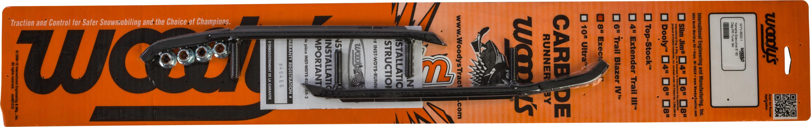 Woodys 8’’ Carbide Runners Yam - Snowmobile Collection